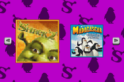 2 Games in 1 Shrek 2 Madagascar Operation Penguin