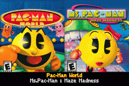2 Games in 1 Pac Man World Ms Pac Man Maze Madness