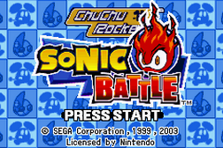 2 Games in 1 Sonic Battle ChuChu Rocket 