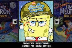 2 Games in 1 SpongeBob SquarePants Battle for Bikini Bottom Jimmy Neutron Boy Genius