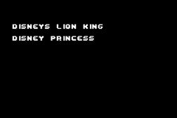 2 Games in 1 The Lion King Disney Princess