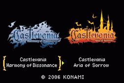2 Games in 1 Castlevania Harmony of Dissonance Castlevania Aria of Sorrow